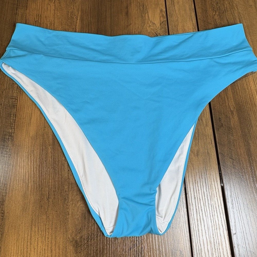 MeUndies Swimsuit Bottoms Blue Plus Size 3X